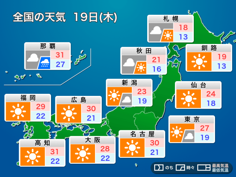 求人、やっと秋らしい天気