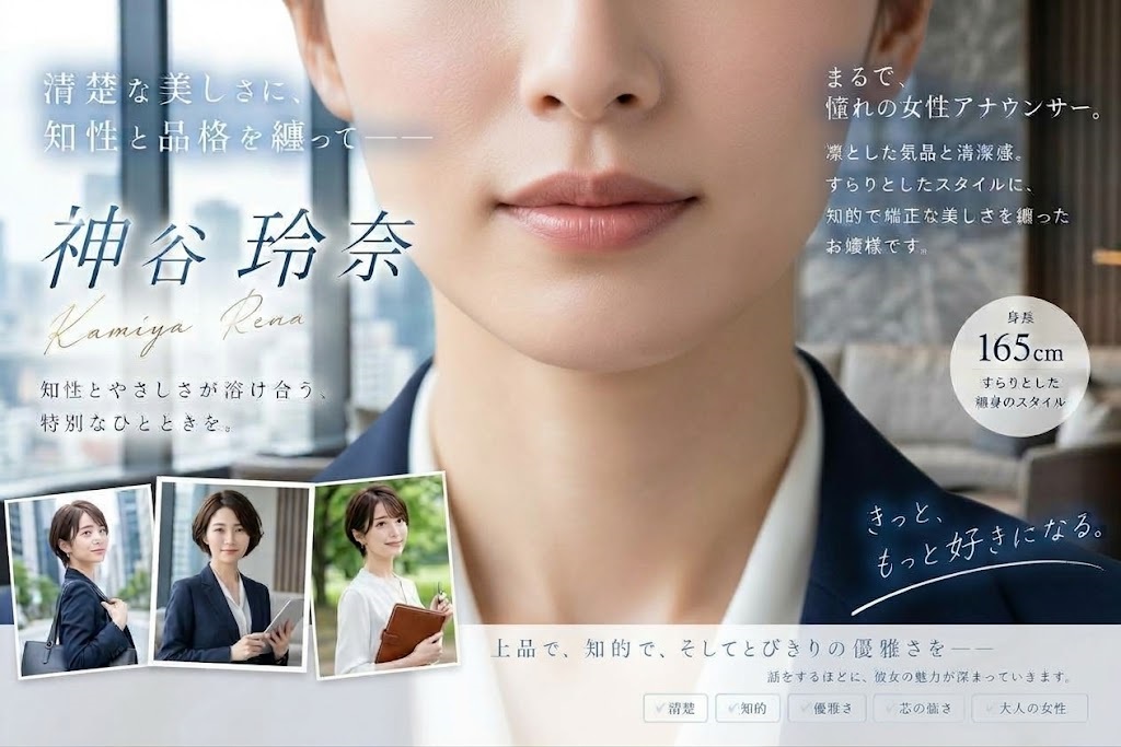 Today’s Presidential Lady 【神谷 玲奈】